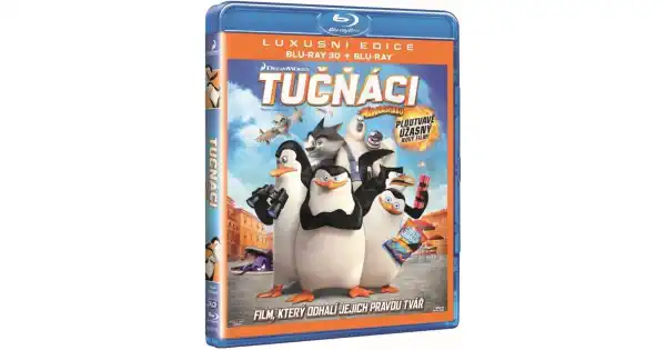 Tučňáci z Madagaskaru - Blu-ray 3D + Blu-ray