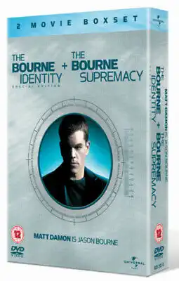 The Bourne Identity / The Bourne Supremacy - 2 Movie Boxset - v originálním znění bez CZ titulků - 2xDVD /2xplast v šubru/