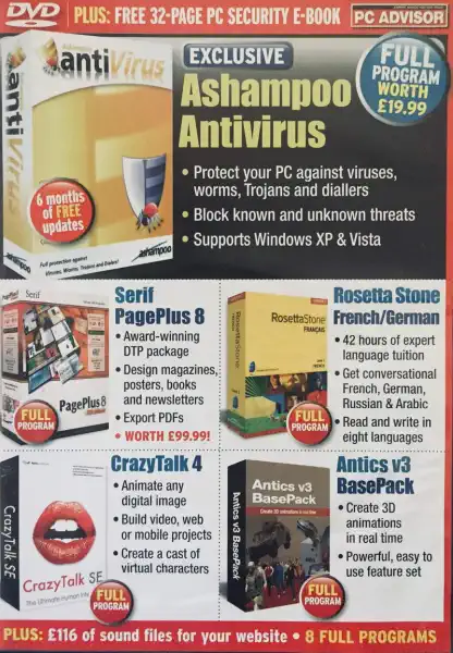 PC Advisor - Issue 153 / April 2008 - DVD-ROM /slim/