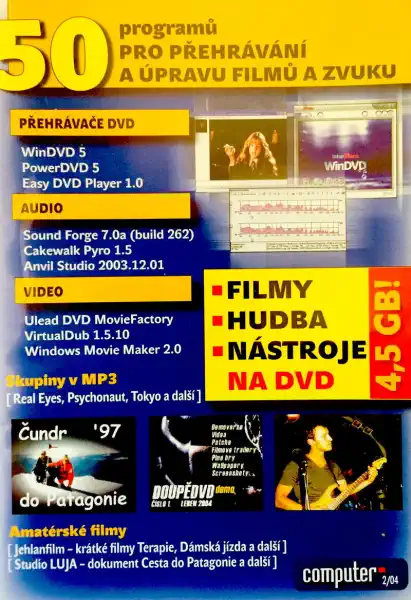 Computer 2/04 - 50 programů - DVD-ROM /plast/