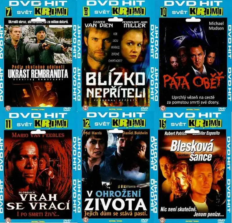 Kolekce DVD HIT Krimi - 6x DVD