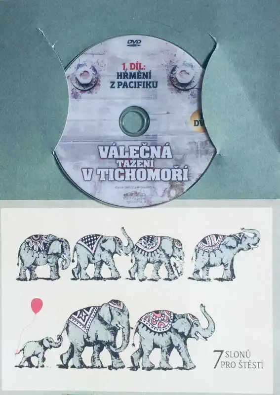Válečná tažení v Tichomoří 1 - Hřmění z Pacifiku - DVD /dárkový obal/