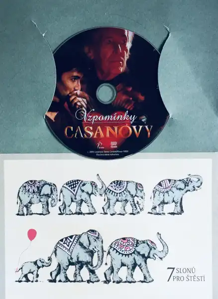 Vzpomínky Casanovy - DVD /dárkový obal/