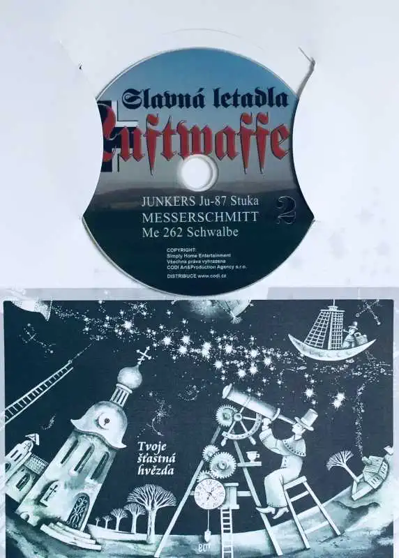 Slavná letadla Luftwaffe 2 - DVD /dárkový obal/
