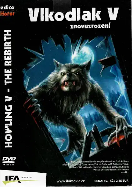 Vlkodlak 5 - Znovuzrození - DVD pošetka