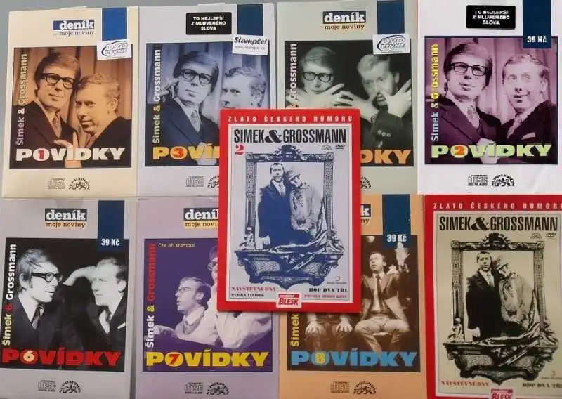 Kolekce Šimek a Grossmann - 8 CD + 2 DVD