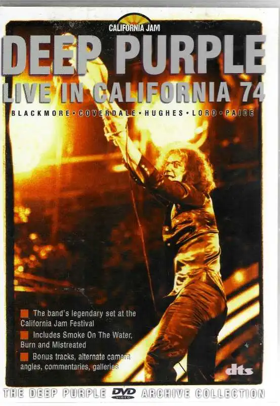 Deep Purple - Live in California 74 - DVD plast