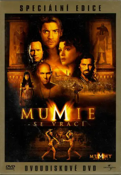 Mumie se vrací - 2 DVD plast (originální znění s CZ titulky) /bazarové zboží/