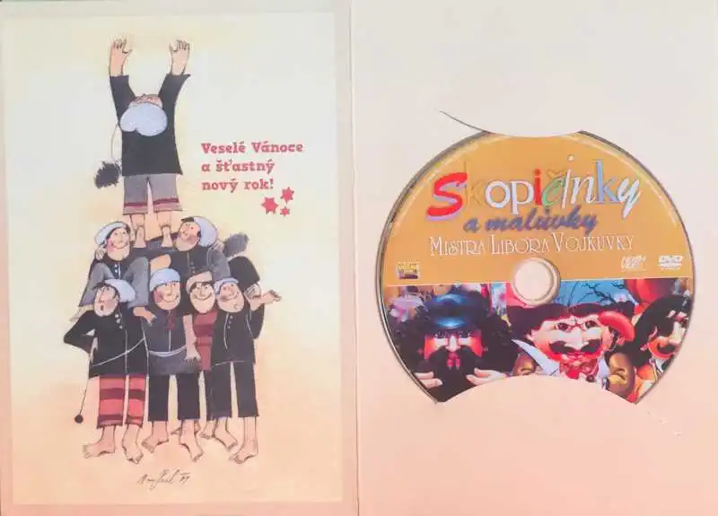 Skopičinky a malůvky Mistra Libora Vojkůvky - DVD /dárkový obal/