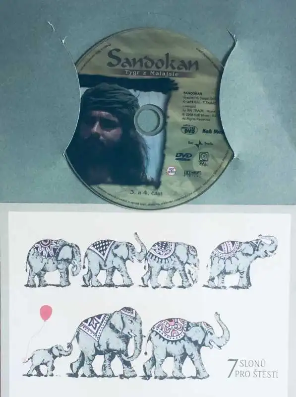 Sandokan - Tygr z Malajsie - 3. a 4. část - DVD /dárkový obal/