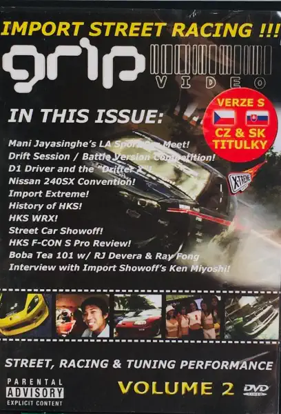 Grip video - Street, Racing & Tuning Performance - DVD /slim/