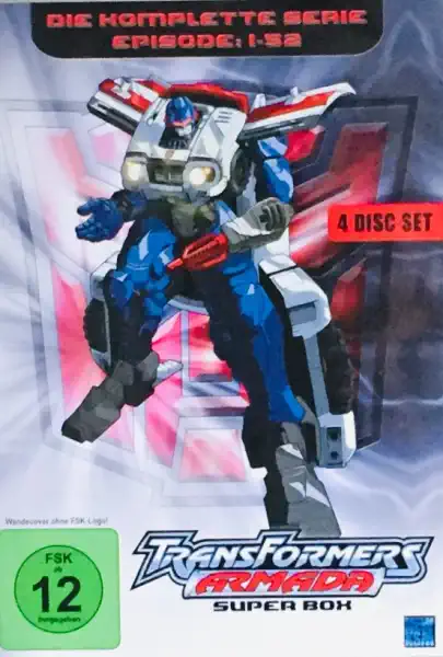 Transformers Armada - The Complete Serie Episode 1-52 - v originálním znění bez CZ titulků - 4xDVD /plast/