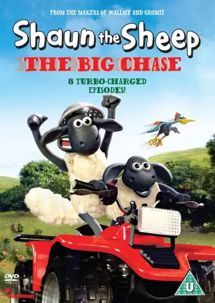 Shaun the Sheep - The Big Chase - v originálním znění bez CZ titulků - DVD /plast/