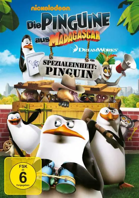 Die Pinguine aus Madagaskar / Tučňáci z Madagaskaru - v originálním znění bez CZ titulků - DVD /plast/
