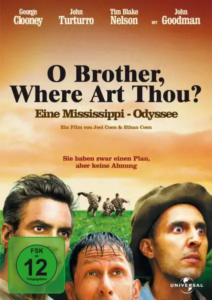 O Brother, Where Art Thou?  - Eine Mississippi - Odyssee / Bratříčku, kde jsi? - v originálním znění s CZ titulky - DVD /plast/