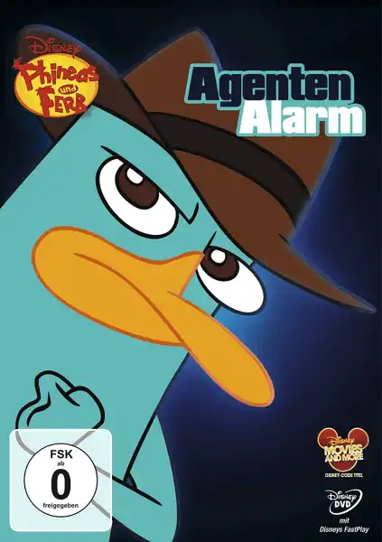 Phineas und Ferb - Agenten Alarm - v originálním znění s českým dabingem - DVD /plast/