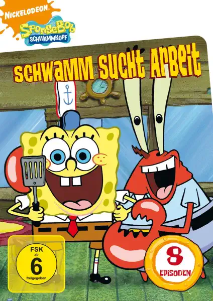 Spongebob - Schwammkopf - Schvamm sucht arbeit - v originálním znění bez CZ titulků - DVD /plast/