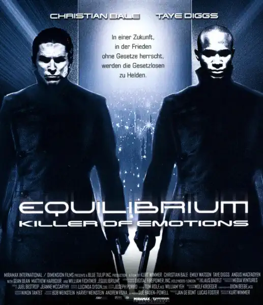 Equilibrium - Killer of Emotions - v originálním znění bez CZ titulků - DVD /plast/