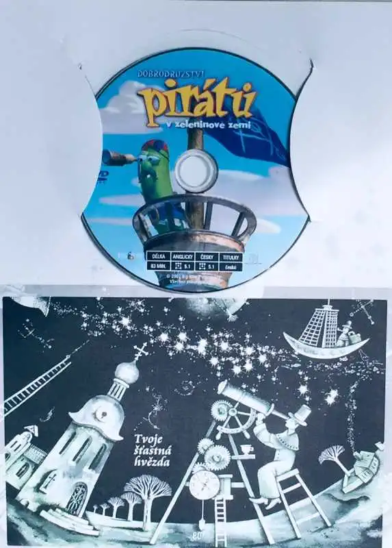 Dobrodružství pirátů v zeleninové zemi - DVD /dárkový obal/