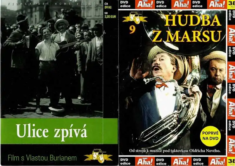 Nedělní filmy pro pamětníky 15. - Jaroslav Marvan - 2 DVD pošetka