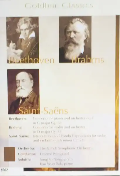 Beethoven / Brahms / Saint-Saens - Goldline Classics - DVD /plast/
