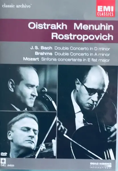 Oistrakh Menuhin Rostropovich - DVD /plast/