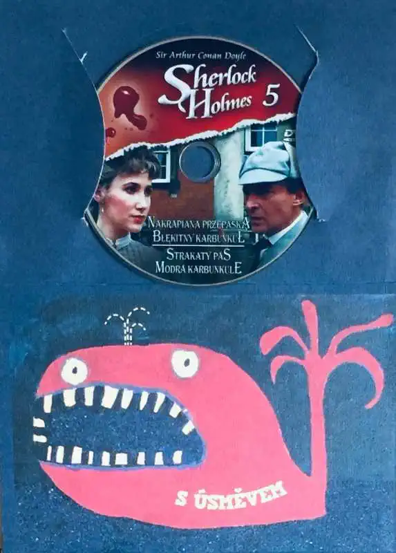 Sherlock Holmes 5 - Strakatý pás / Modrá Karbunkule - DVD /dárkový obal/