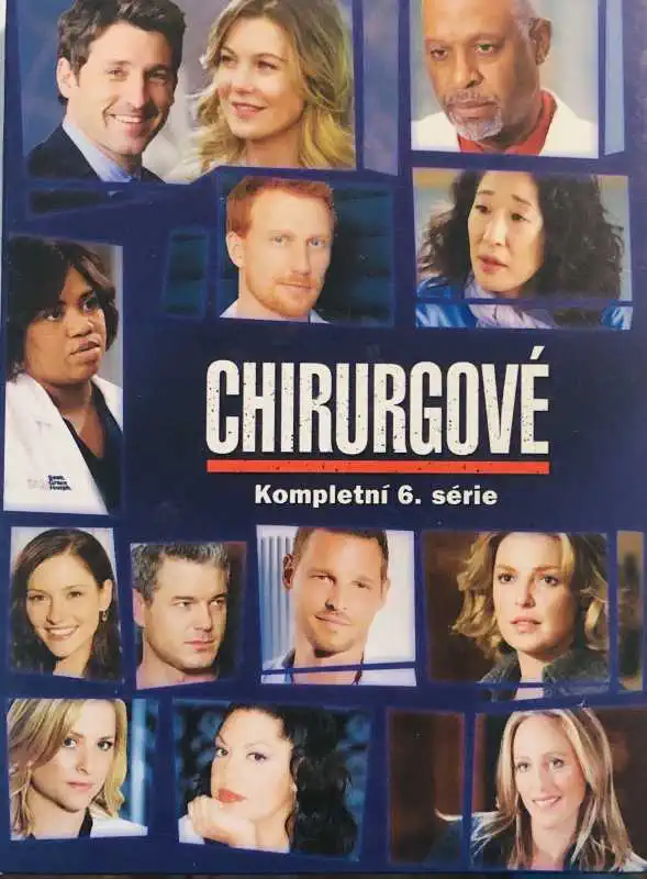 Chirurgové - Kompletní 6. série - DVD /3xslim v šubru/
