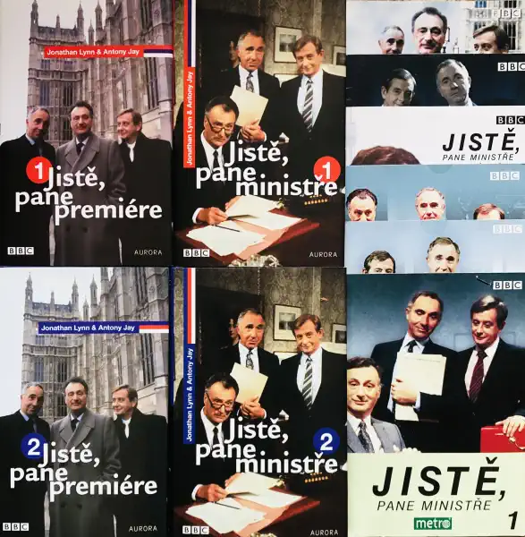 Knižní kolekce Jistě, pane ministře / premiére - 4xkniha bazarová+ 6xDVD