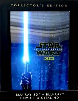 Star Wars 3D - The Force Awakens / Síla se probouzí - 3xBlu-ray Disc /multidigipack v šubru/