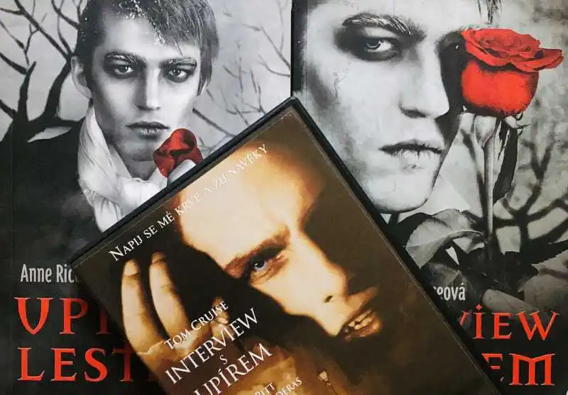 Knižní kolekce Interview s upírem - 2x kniha bazarová + DVD /plast/