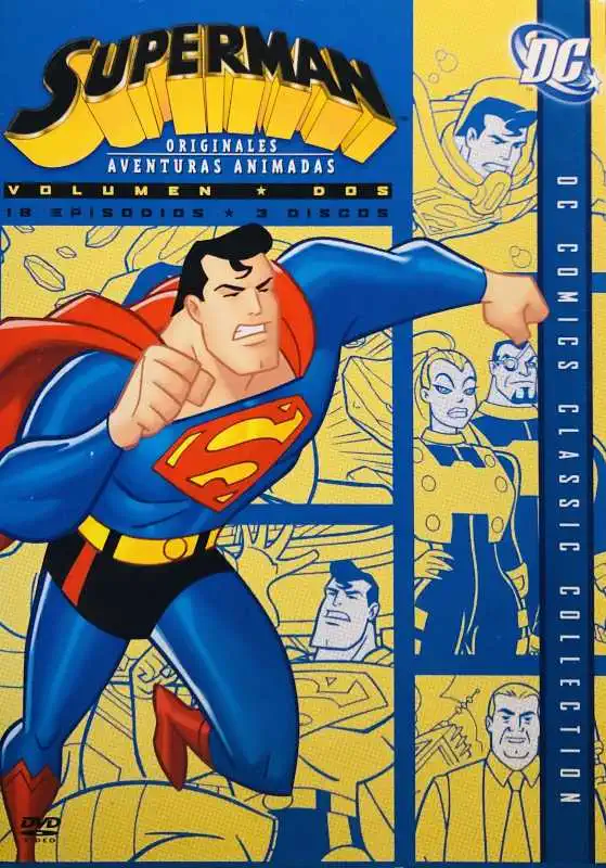 Superman - Originales Aventuras Animadas - Volumen Dos - v originálním znění bez CZ titulků - 3xDVD /2xslim v šubru/