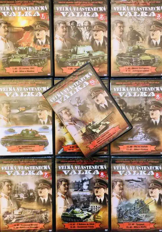 Kolekce Velká vlastenecká válka - 10xDVD /balení pošetky + plast/