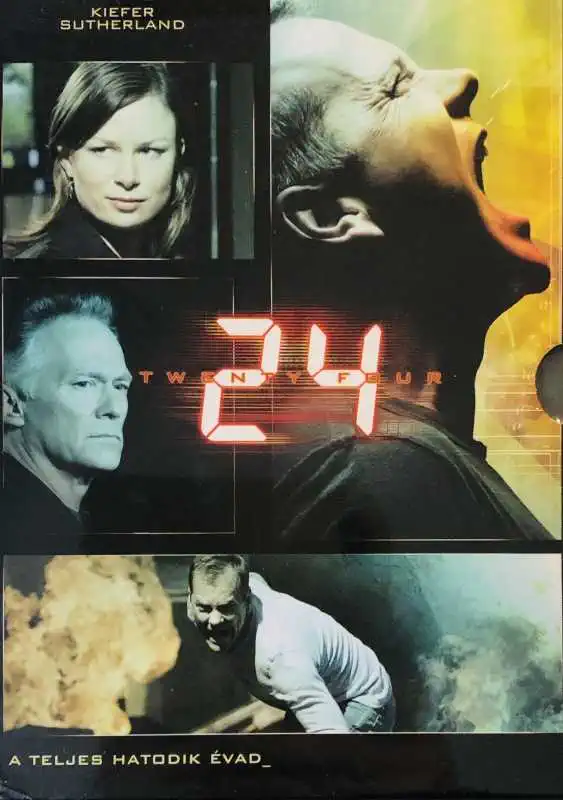 24 - Twenty Four - A Teljes hatodik évad - v originálním znění s CZ titulky - DVD /4xslim v šubru/