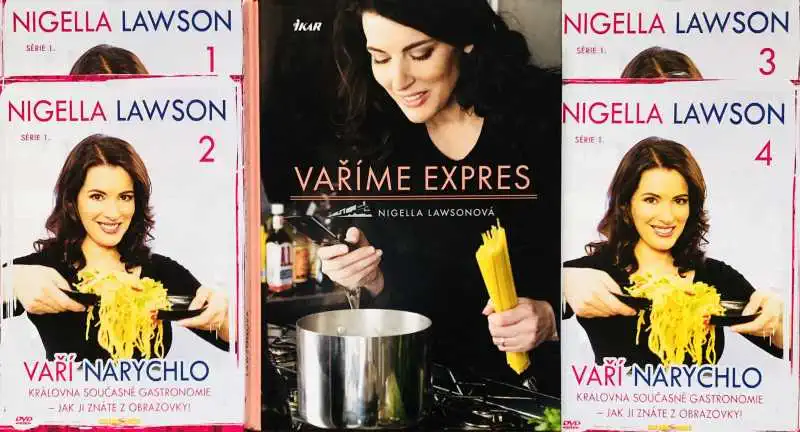 Knižní kolekce Nigella Lawson II. - 1x kniha + 4x DVD /pošetka/