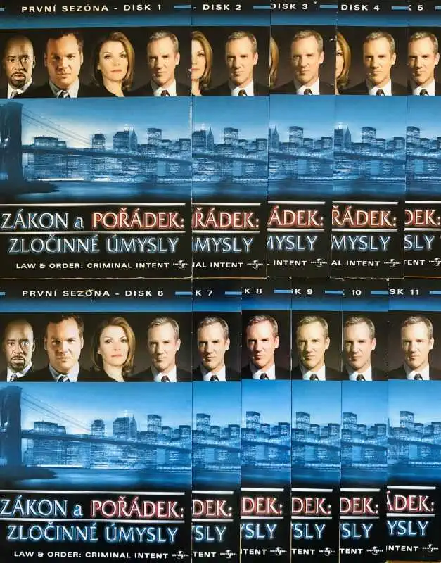 Kolekce Zákon a pořádek - Zločinné úmysly - První sezóna - 11xDVD /11x pošetka/