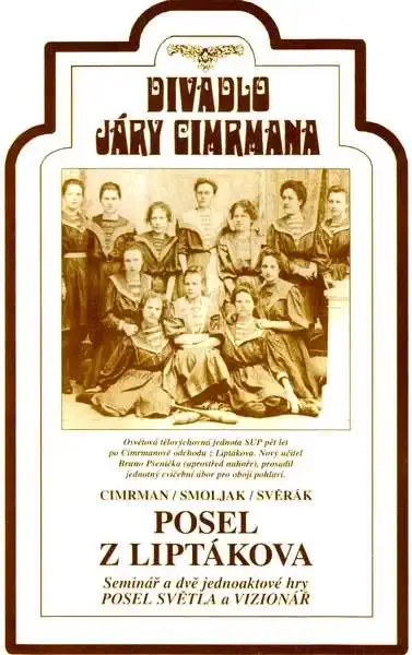 Divadlo Járy Cimrmana - Posel z Liptákova - DVD /plast/