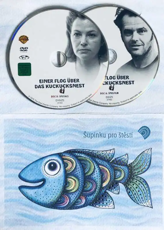 Einer Flog über das Kuckucknest / Přelet nad kukaččím hnízdem - v originálním znění s CZ titulky - 2xDVD /dárkový obal/