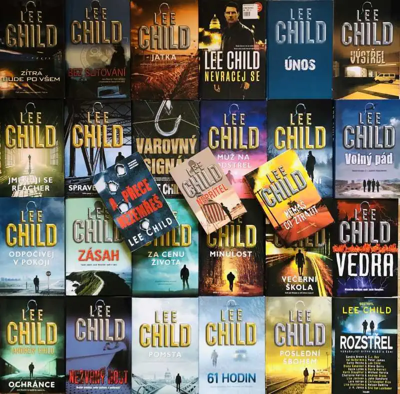 Knižní kolekce Jack Reacher - Lee Child - 27x kniha /bazarové zboží/