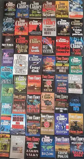 Knižní kolekce Tom Clancy /bazarové zboží/