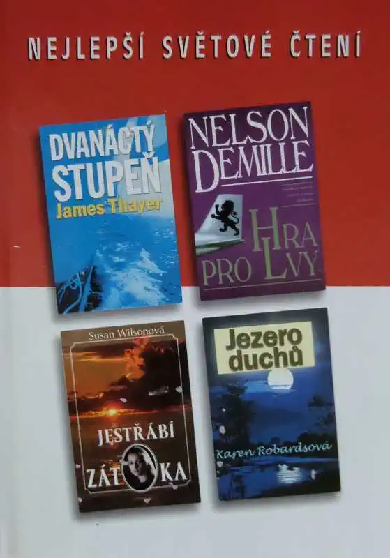 Nejlepší světové čtení - Hra pro lvy/Jestřábí zátoka/Dvanáctý stupeň/Jezero duchů -bazarové zboží