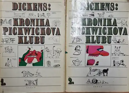 Knižní kolekce Charles Dickens: Kronika pickwickova klubu / bazarové zboží/