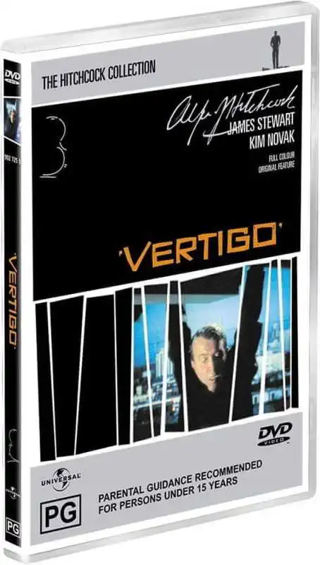 Vertigo - Alfred Hitchcock ( plast ) DVD