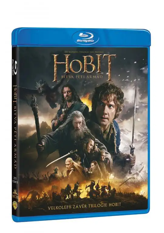Hobit - Bitva pěti armád (Blu-ray) /bazarové zboží/