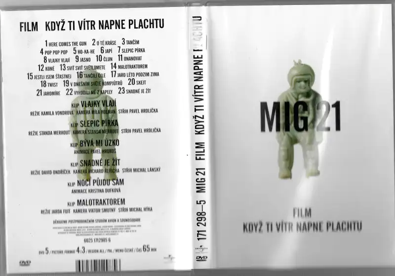 MIG 21 - Film Když ti vítr napne plachtu /bazarové zboží/