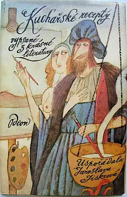 Kuchařské recepty vypsané z krásné literatury - Jaroslava Jiskrová /bazarové zboží/