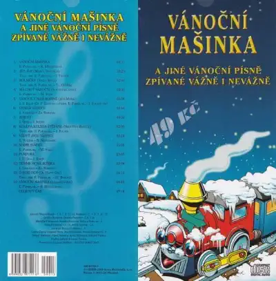 Vánoční mašinka a jiné vánoční písně zpívané vážně i nevážně - CD (pošetka)