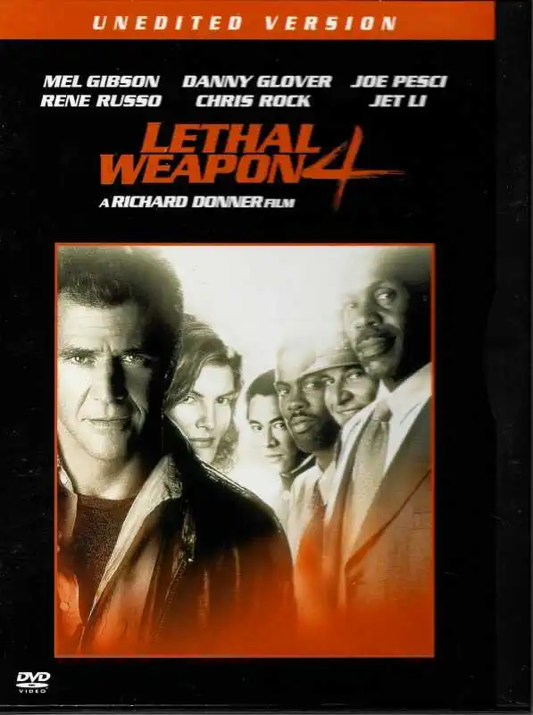 Lethal Weapon 4 / Smrtonosná zbraň DVD digipack (původní znění,  cz titulky)/bazarové zboží/