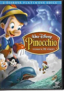 Pinocchio - Vydání k 70. výročí - 2.disková platinová edice - DVD plast /bazarové zboží/