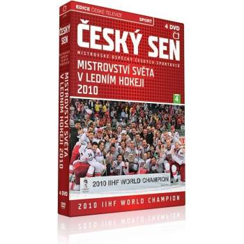Český sen - Mistrovství světa v ledním hokeji 2010 - 4 DVD plast /bazarové zboží/